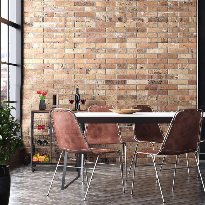 Relaxdays Servierwagen, 3 Ablagen & Körben, Industrial, Metall & MDF, 84x83x37 cm, weiß/braun