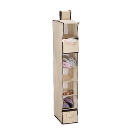 Relaxdays Hängeregal Kleiderschrank 7 Fächer