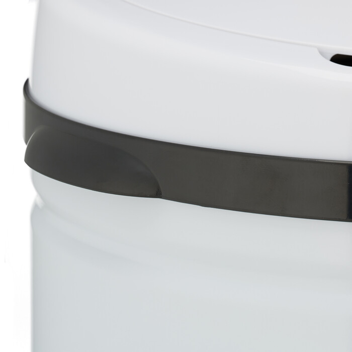 Relaxdays Sensor Mülleimer 50l weiß