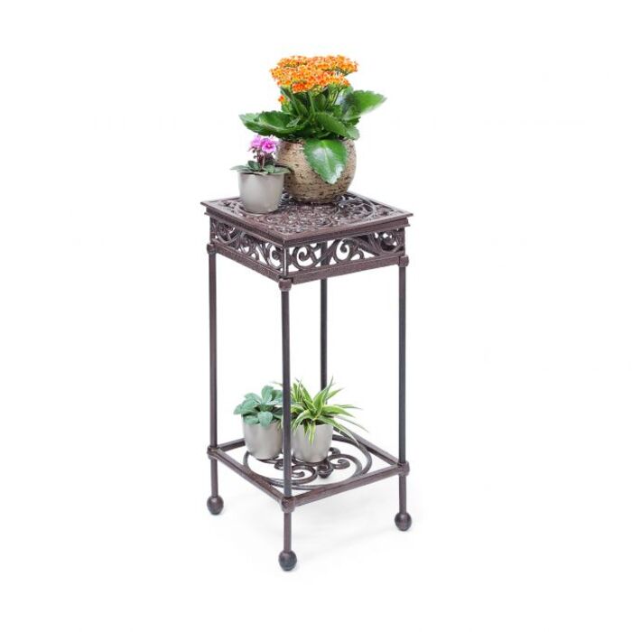 Relaxdays Blumenhocker quadratisch