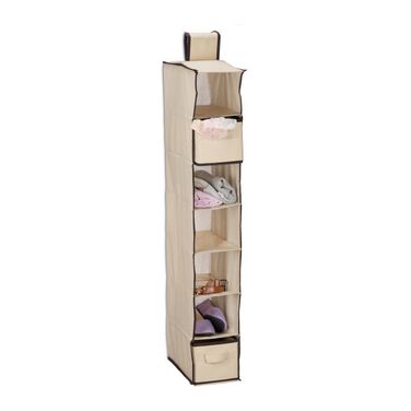 Relaxdays Hängeregal Kleiderschrank 7 Fächer