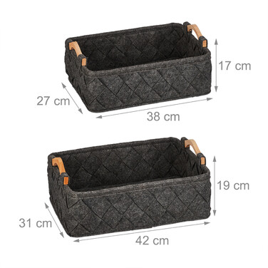 Relaxdays 8-teiliger Schrank-Organizer