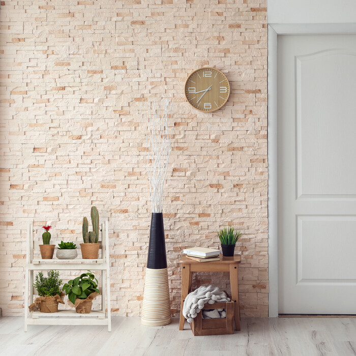 Relaxdays Weiße Blumentreppe aus Holz