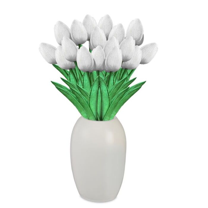 Relaxdays Künstliche Tulpen im 24er Set