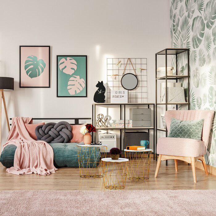 Relaxdays Korbtisch im 3er Set