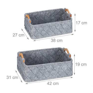 Relaxdays 8-teiliger Schrank-Organizer