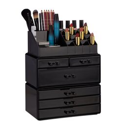 Relaxdays Kosmetikorganizer mit 6 Schubladen