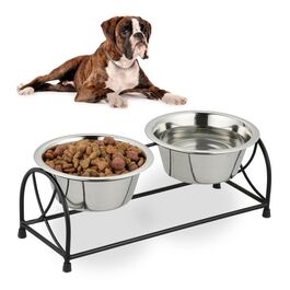Relaxdays Futterstation für Hunde