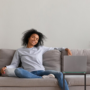 Relaxdays Beistelltisch U-Form aus Glas und Metall