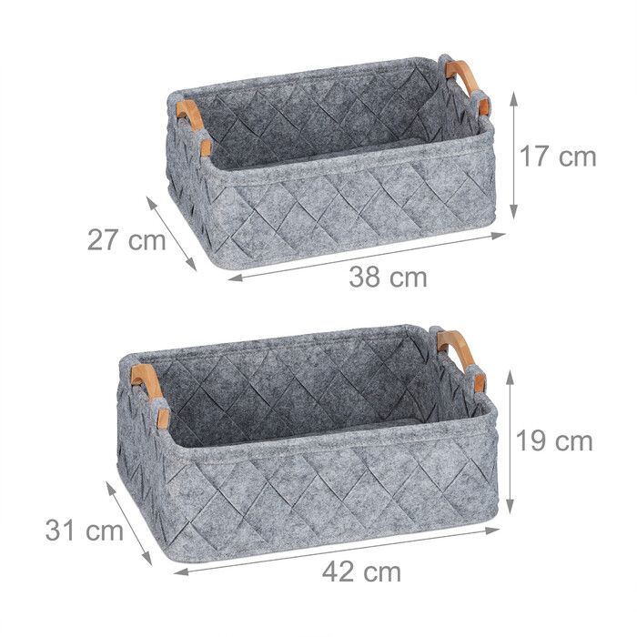 Relaxdays 8-teiliger Schrank-Organizer
