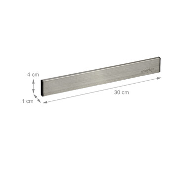Relaxdays Selbstklebende Magnetleiste 30 cm