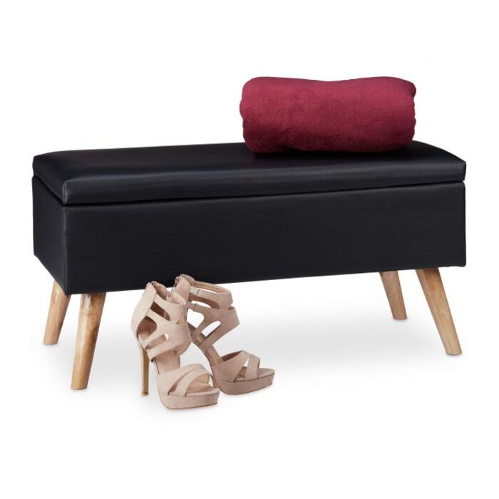 Relaxdays Sitzbank mit Stauraum