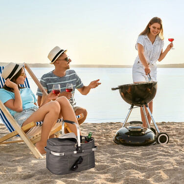 Relaxdays Isolierter Einkaufskorb