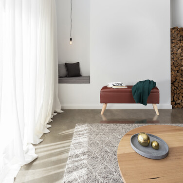 Relaxdays Sitzbank mit Stauraum