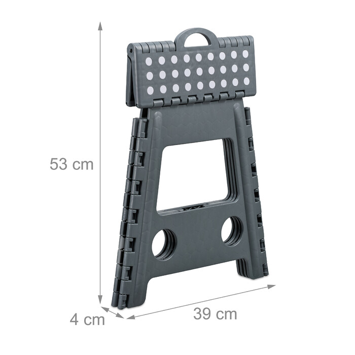 Relaxdays Klapphocker faltbar XL