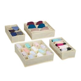 Relaxdays 4 tlg. Unterwäsche Organizer Set