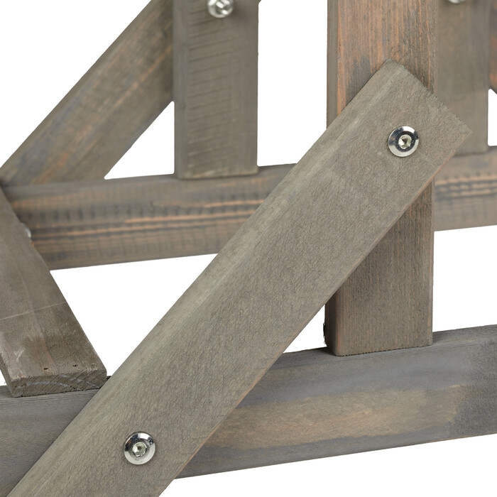 Relaxdays Blumentreppe Holz mit 3 Stufen