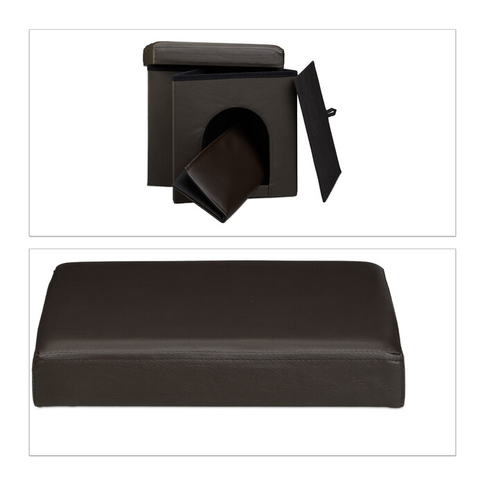 Relaxdays Hundebox Sitzhocker