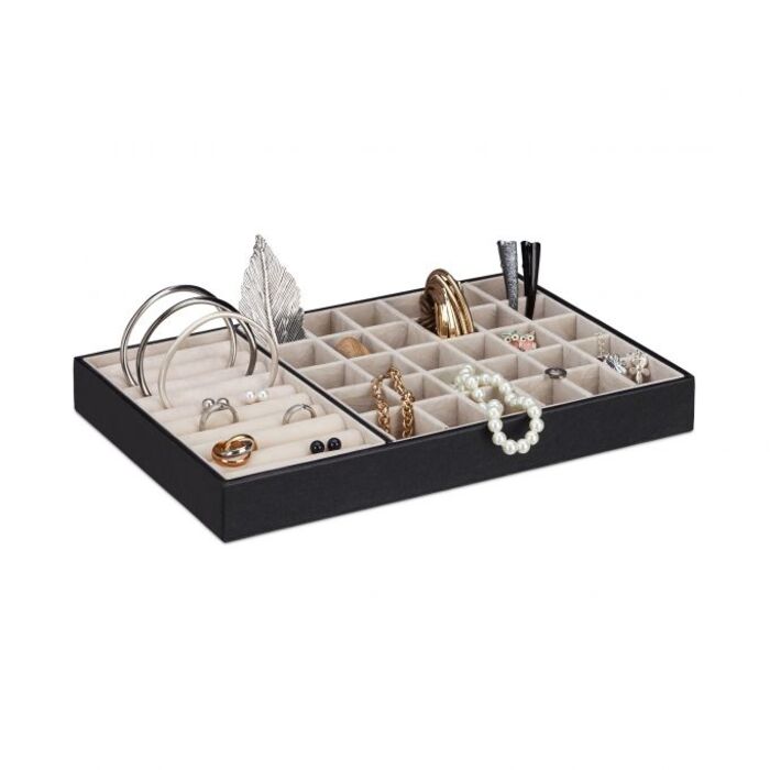 Relaxdays Schmucktablett Damen