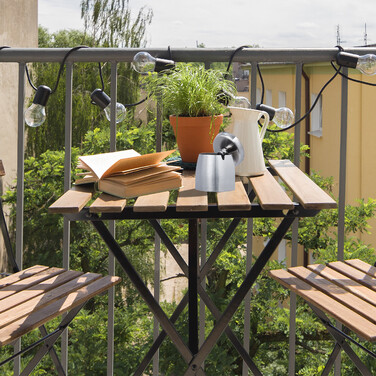 Relaxdays Aschenbecher mit Deckel für draußen