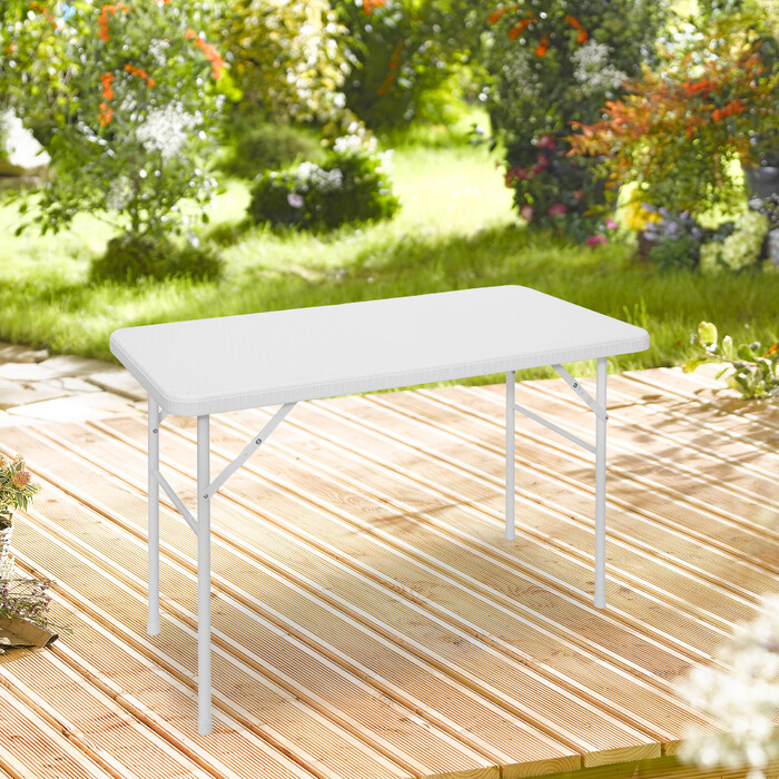Relaxdays Gartentisch klappbar BASTIAN