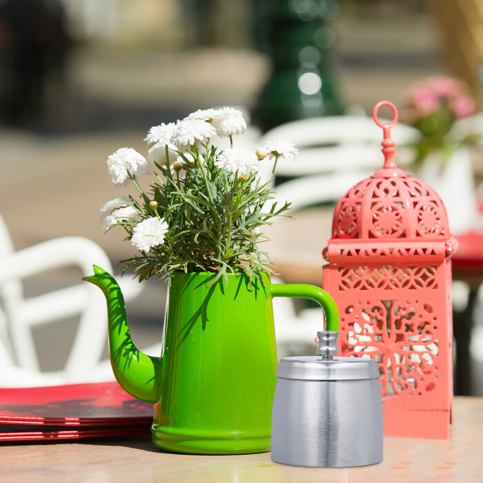 Relaxdays Aschenbecher mit Deckel für draußen