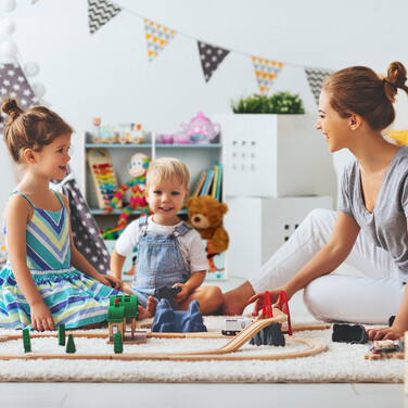 Relaxdays Kinderregal mit Hundemotiv