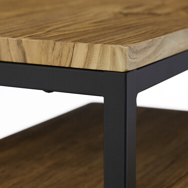 Relaxdays Beistelltisch 2er Set Holzoptik