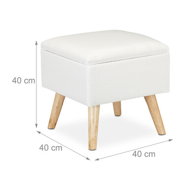 Relaxdays Hocker mit Stauraum
