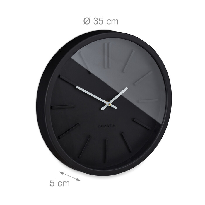 Relaxdays Wanduhr modern