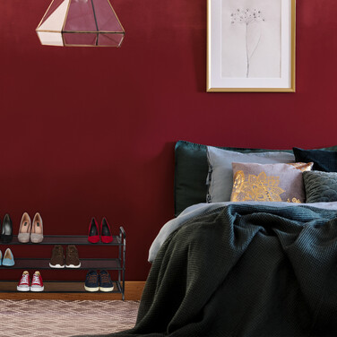Relaxdays Metall Schuhregal für 12 Paar Schuhe