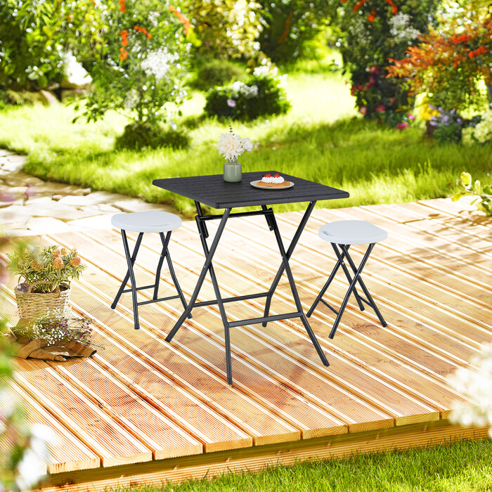 Relaxdays Klapphocker 2er Set
