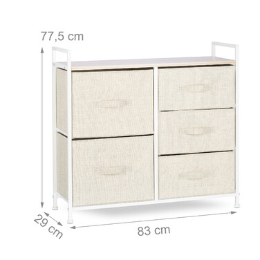 Relaxdays Regalsystem verschiedene Varianten beige