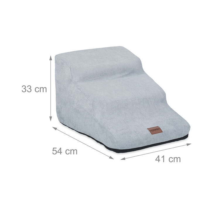 Relaxdays Hundetreppe mit 3 Stufen