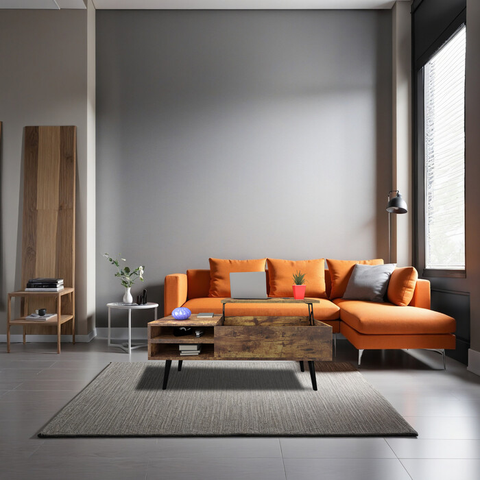 Relaxdays Aufklappbarer Couchtisch