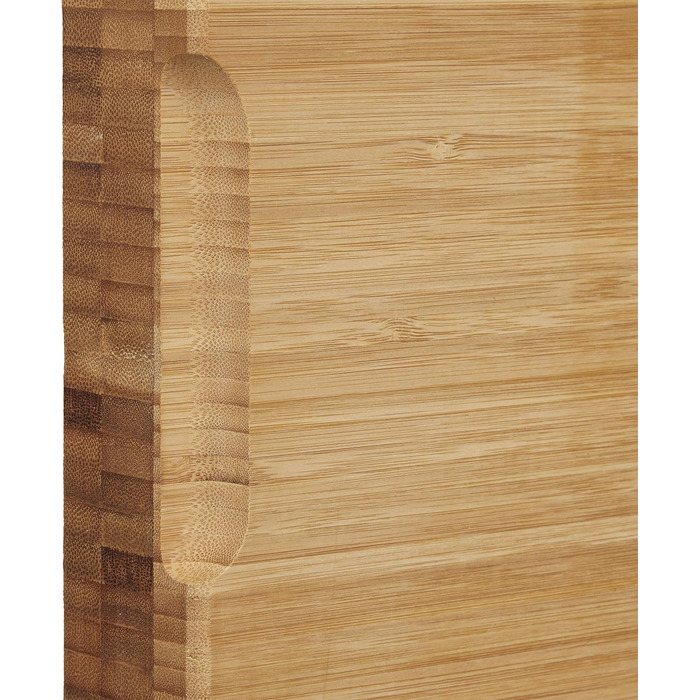 Relaxdays Hackbrett Bambus, pflegeleicht, HBT 5,5x45x35cm, massiver Hackblock, geölt, natur (1 Stück)