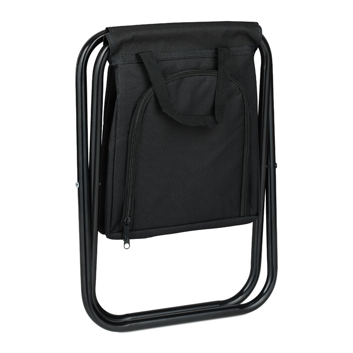 Relaxdays Campinghocker mit Kühltasche