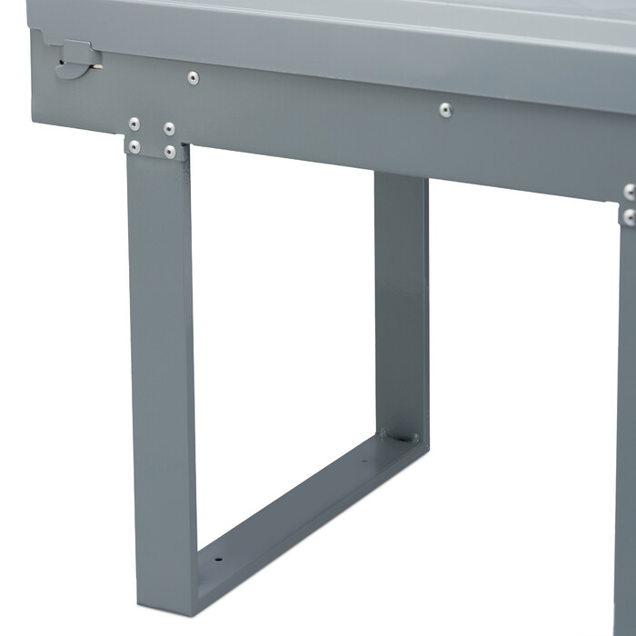 Relaxdays Einbaumülleimer 2x 20l grau