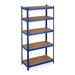 Relaxdays Schwerlastregal 180x90x45 blau