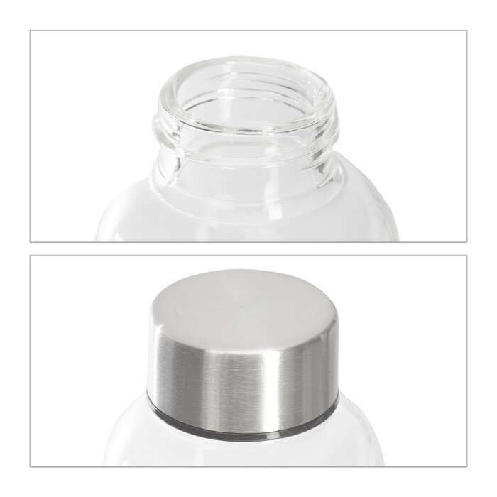 Relaxdays 4er Set Trinkflasche 500 ml