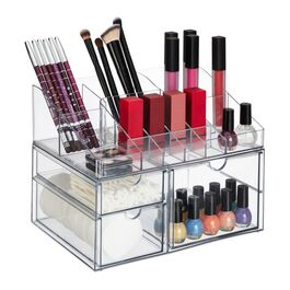 Relaxdays Make Up Organizer mit Schubladen
