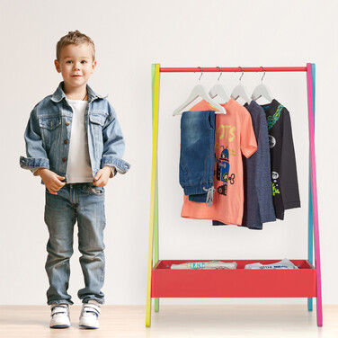 Relaxdays Kleiderständer für Kinder