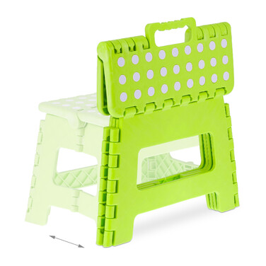 Relaxdays Klapphocker faltbar M Grün
