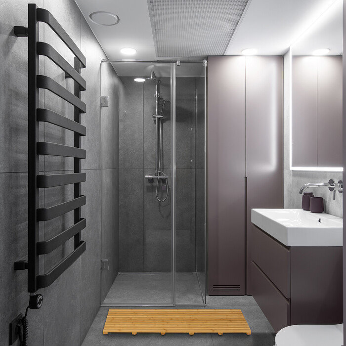 Relaxdays Bambus Badematte