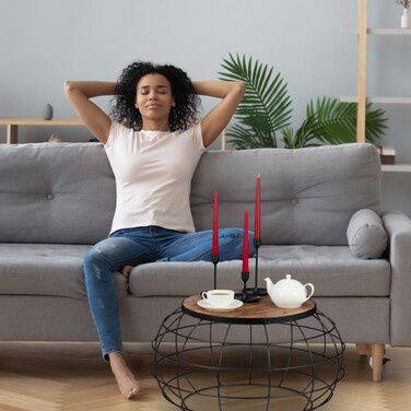 Relaxdays Mangoholz Couchtisch