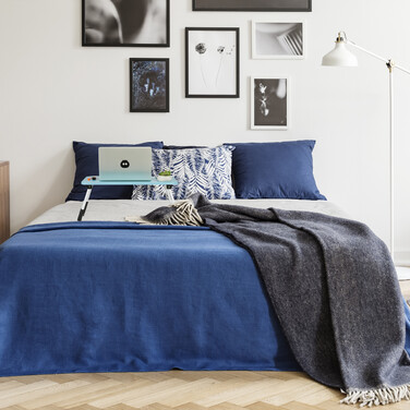 Relaxdays Hellblauer Laptoptisch