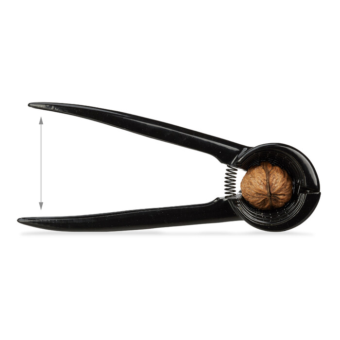 Relaxdays Nussknacker Schwarz 2 in 1