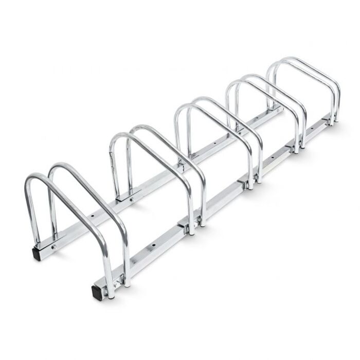 Relaxdays Fahrradständer 5 Fahrräder Stahl 130cm