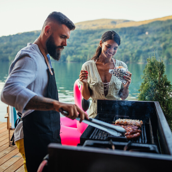 Relaxdays Grillzange aus Edelstahl