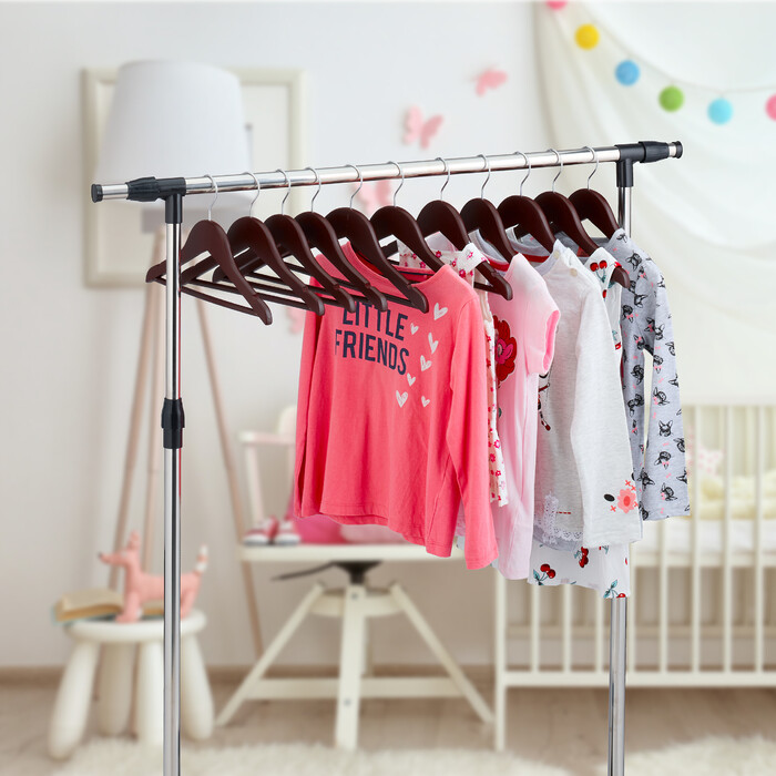 Relaxdays Kinderkleiderbügel aus Holz im 20er Set